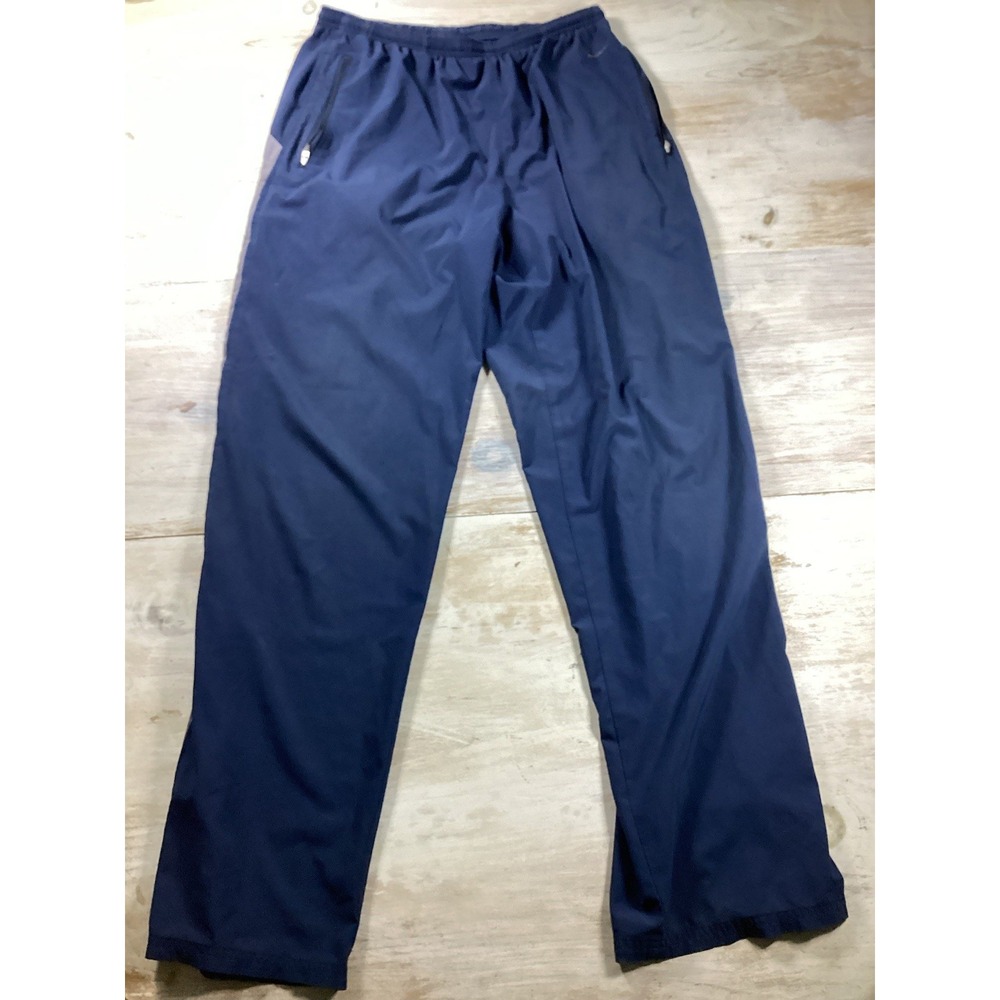 Vintage Nike Track Pants Navy Blue Men's Large Athleisure Baggy Gorpcore Y2K
